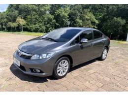 HONDA - CIVIC - 2013/2014 - Cinza - R$ 73.800,00